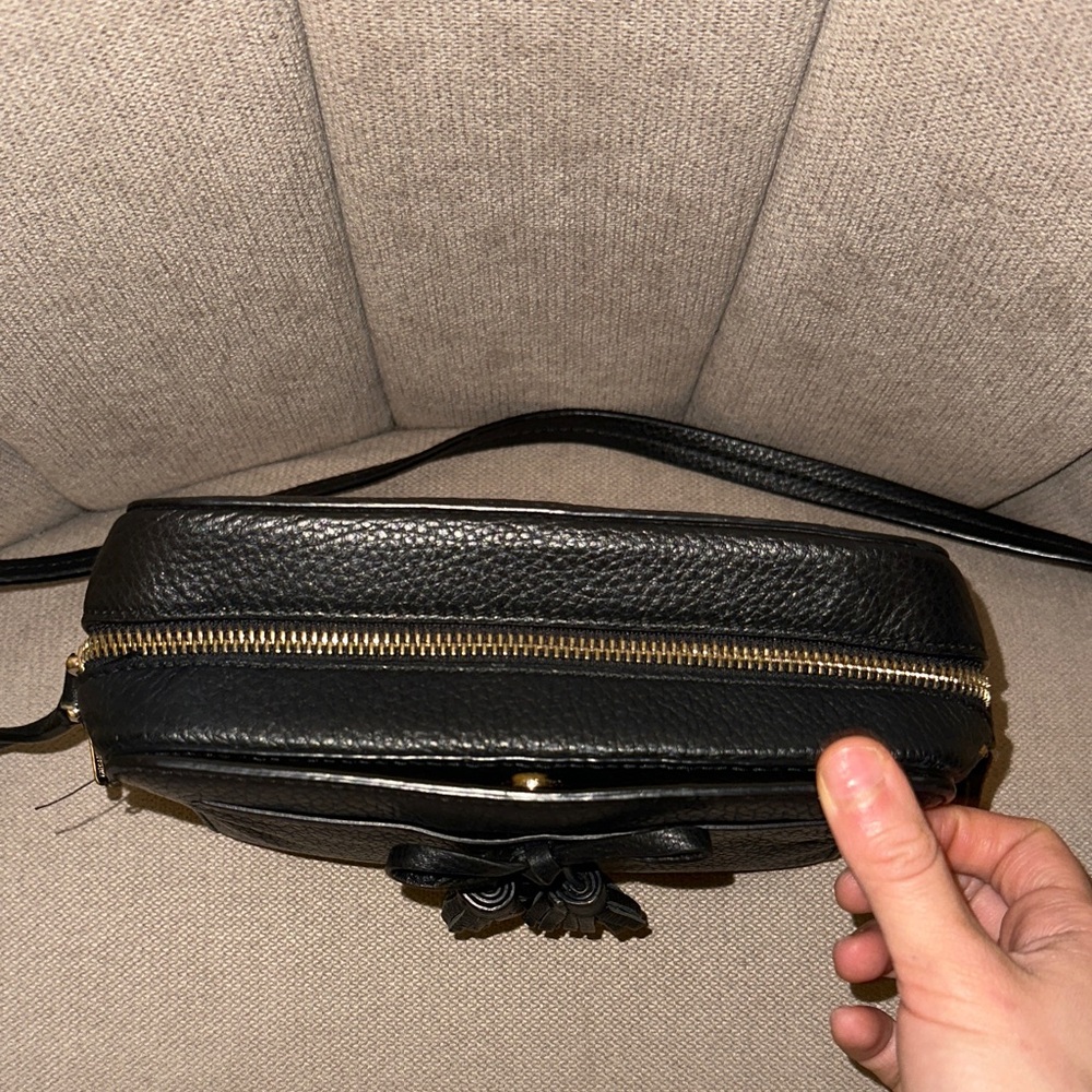 Kate Spade Black Pebbled Leather Crossbody Bag - Picture 7 of 10